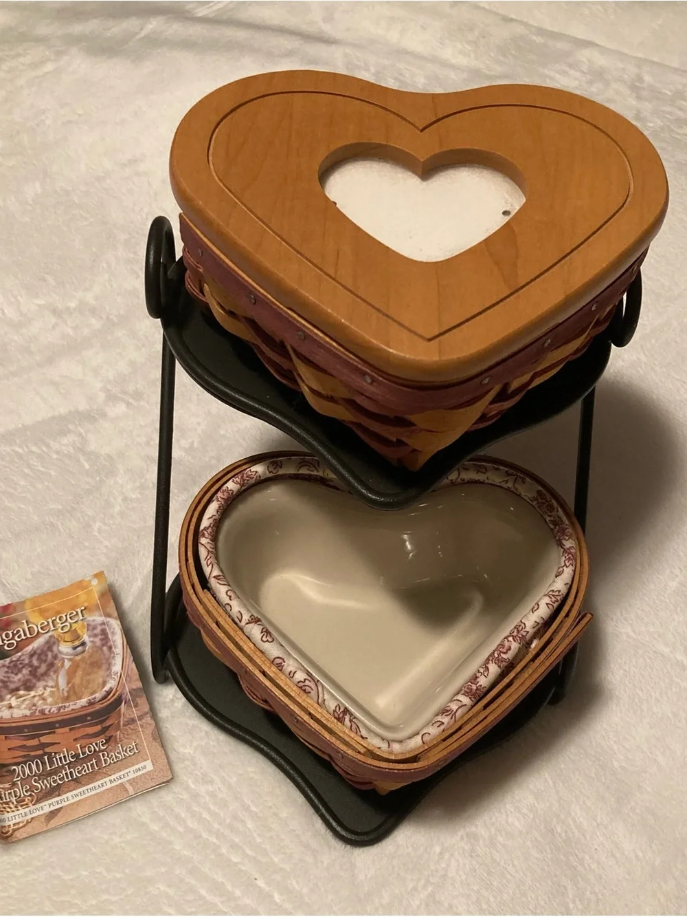 Longaberger assorted heart
